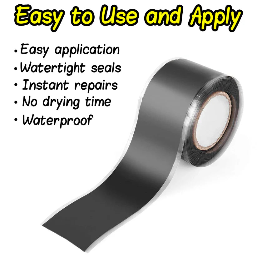 Waterproof Repair Tape for Pipes and Household Items - 1.52M x 10CM (1pc)