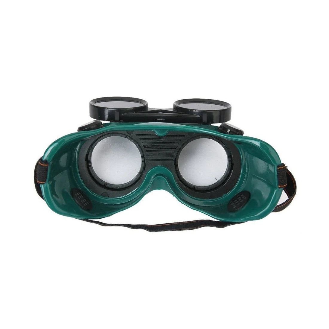 Dark Green Large Welding Goggles with Flip-Up Front - Happy Price - Image 3