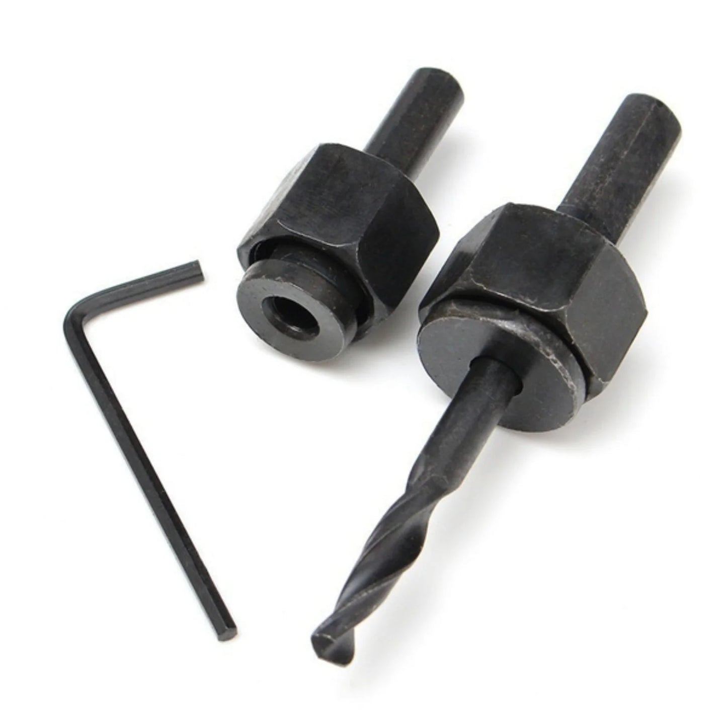 11 Pcs Wood Hole Saw Set (19-64mm) - Multicolour