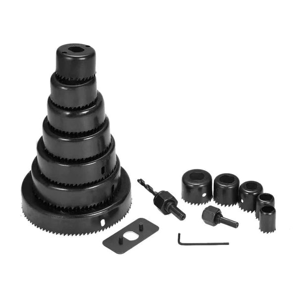 16 Pcs Hole Saw Drill Bit Set for Wood, Plastic, Aluminium