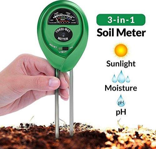 Soil Tester 3-in-1 Plant Moisture Sensor (Green) - Happy Price - Image 5