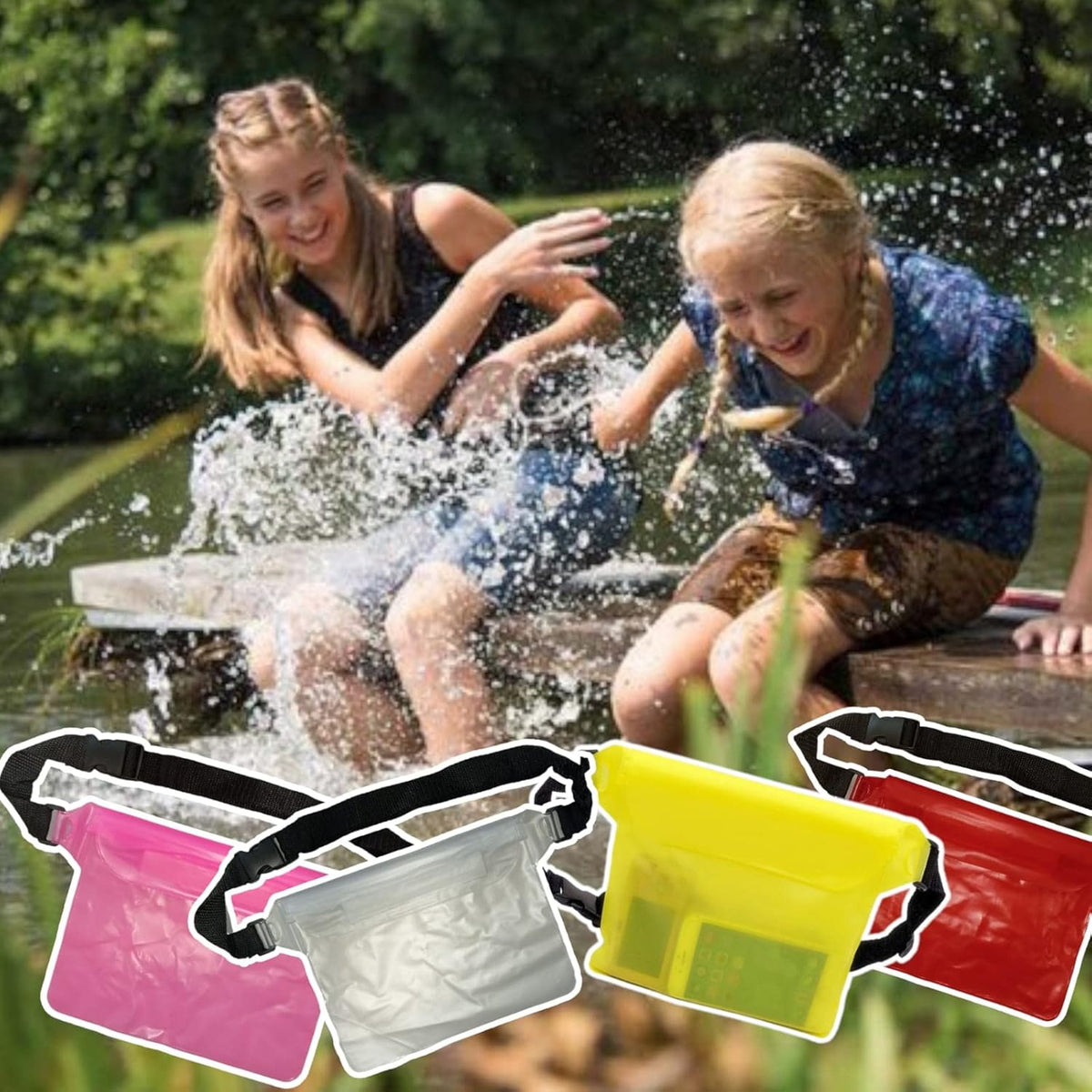 Waterproof Waist Pouch Bag with Adjustable Strap (1 Pc) - Happy Price - Image 3