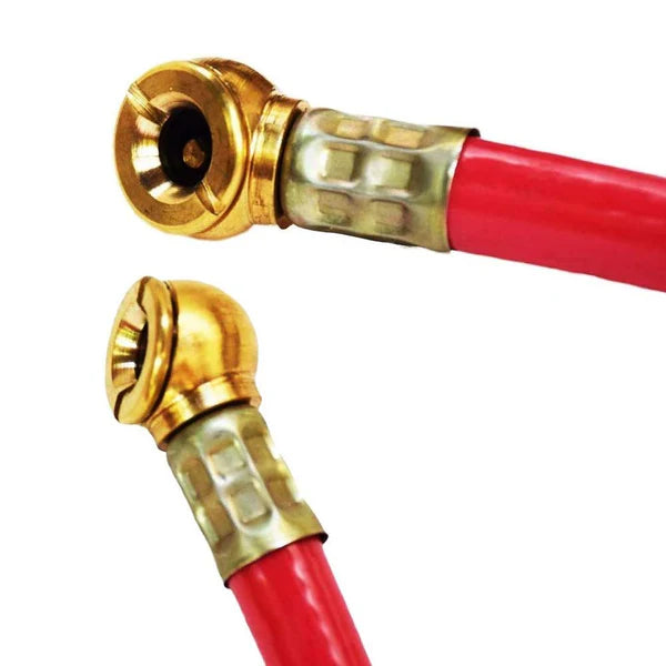 Heavy Duty Tire Pressure Gauge with Hose - Accurate PSI Meter (1pc)