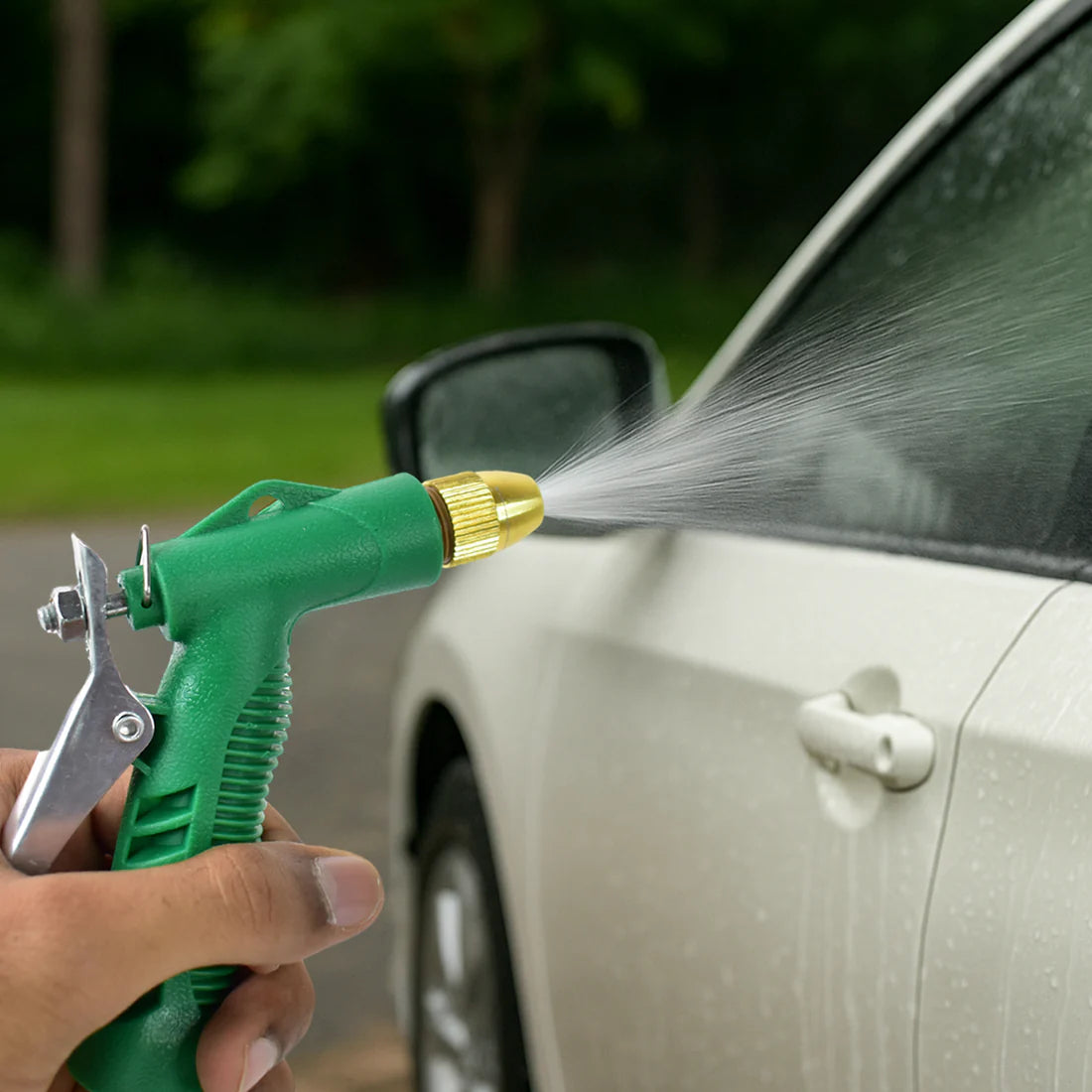 Durable Hose Nozzle Water Lever Spray Gun - Happy Price - Image 5