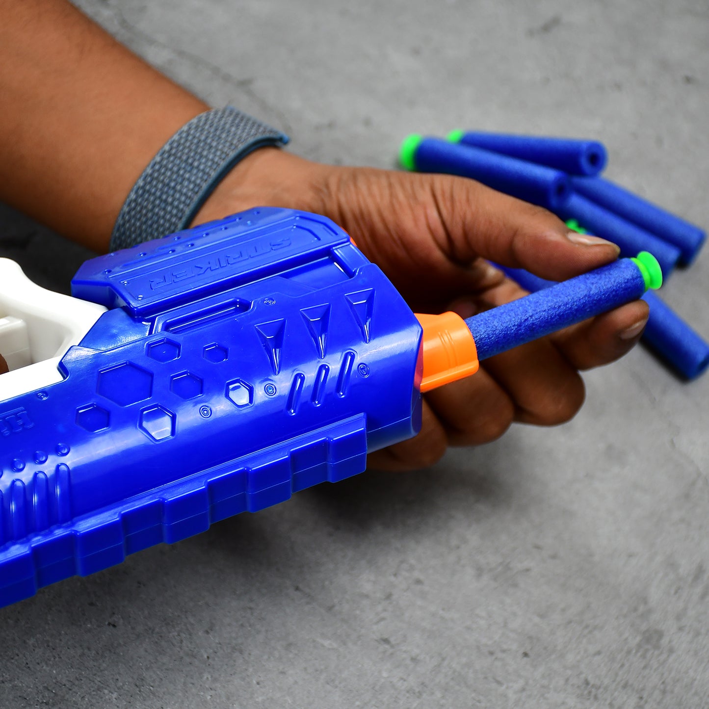 Hi-arm Gun With 10xfoam Suction Bullet Made With Abs Plastic Solid Build Target Shooting - Happy Price - Image 5