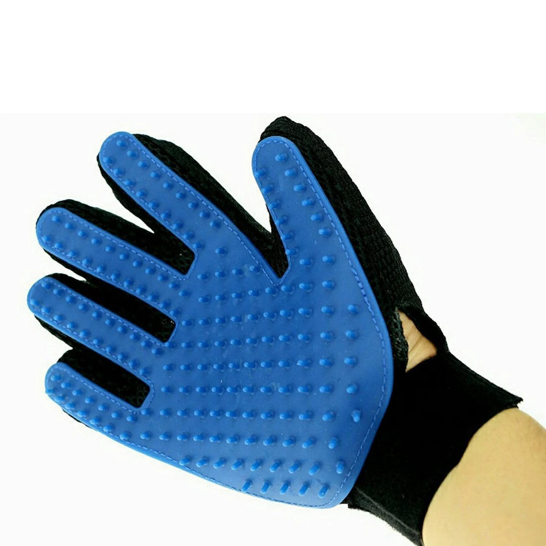 Pet Grooming Glove - 1 Pair for Dogs & Cats