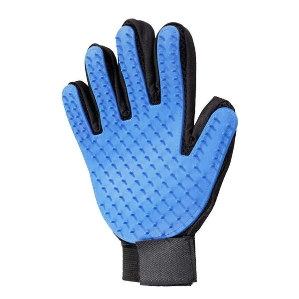 Pet Grooming Glove - 1 Pair for Dogs & Cats