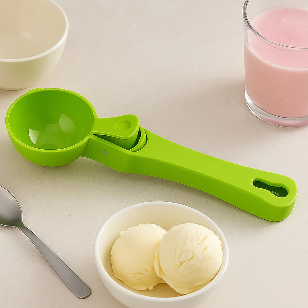 Plastic Ice Cream Scoop 1 Pc Green