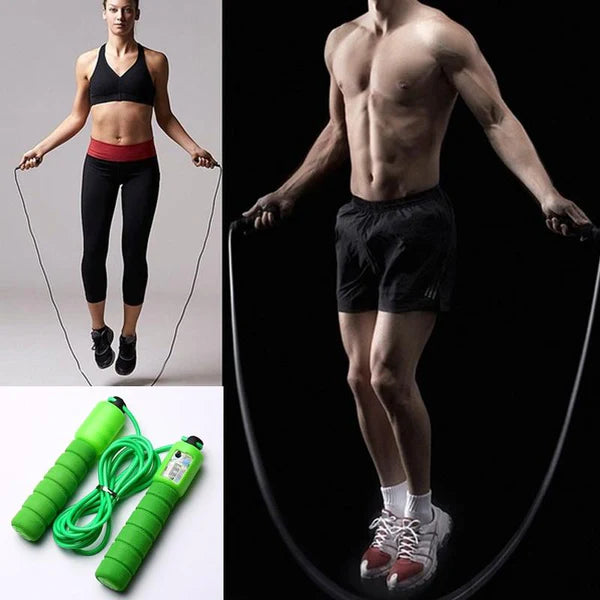 Electronic Skipping Rope with Counter - 9 Feet (1pc)