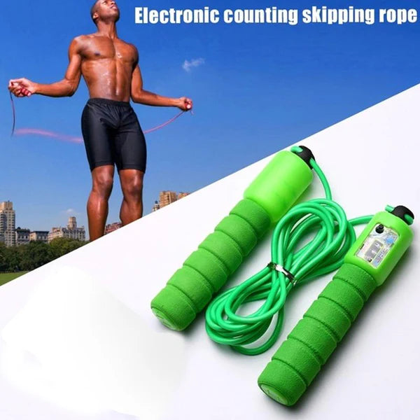 Electronic Skipping Rope with Counter - 9 Feet (1pc)