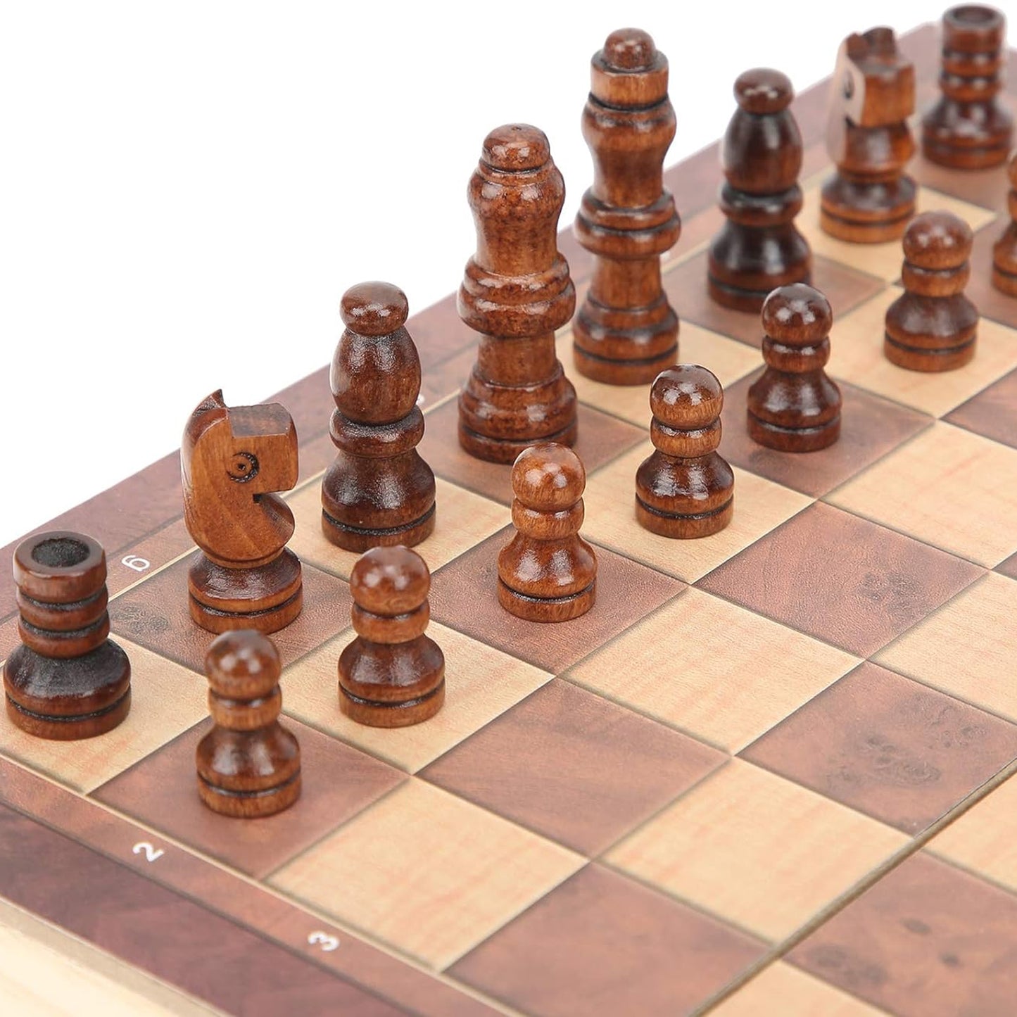 Foldable Wooden Chess Board Set (30 30 Cm 1 Set) - Happy Price - Image 3