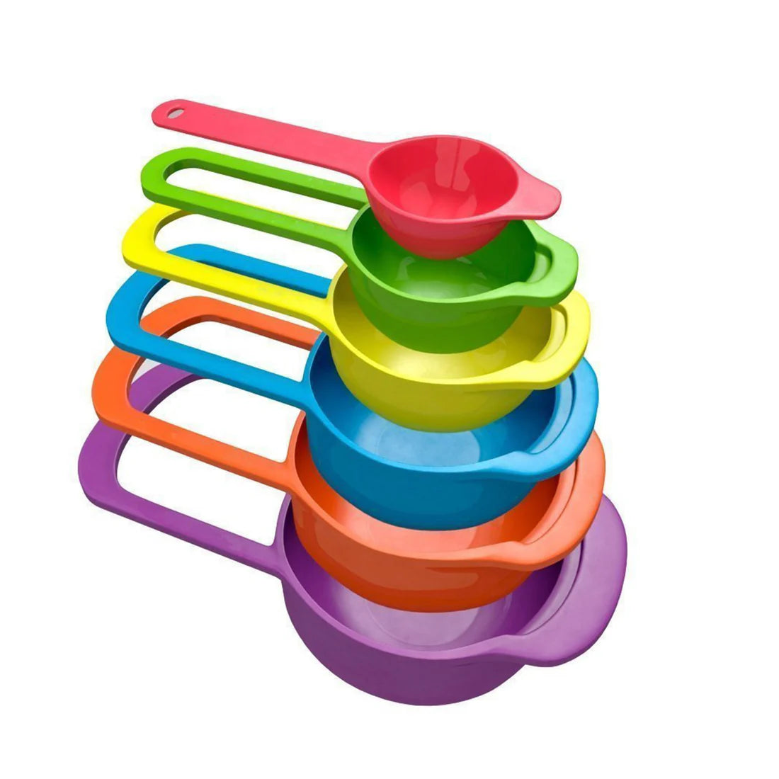 Plastic Measuring Spoons For Kitchen (6 Pack) - Happy Price - Image 5
