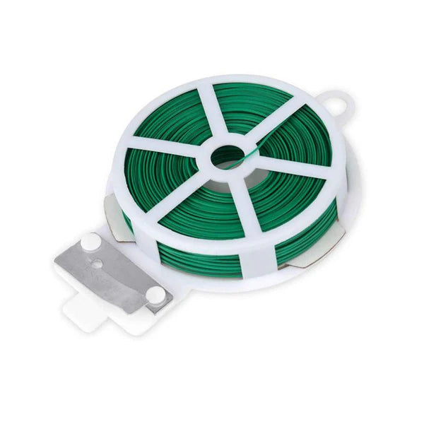 Plastic Twist Tie Wire Spool With Cutter For Garden Yard Plant 50m (Green) - Happy Price - Image 7