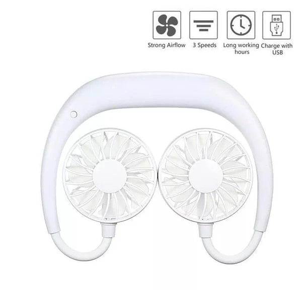 Wearable Neck Fan - Rechargeable USB Mini Fan for Hands-Free Cooling - Happy Price - Image 4