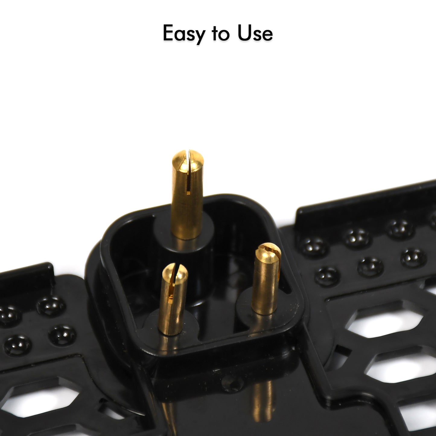 Multi-purpose Wall Holder Stand For Charging Mobile Just Fit In Socket And Hang ( Black ) - Happy Price - Image 5