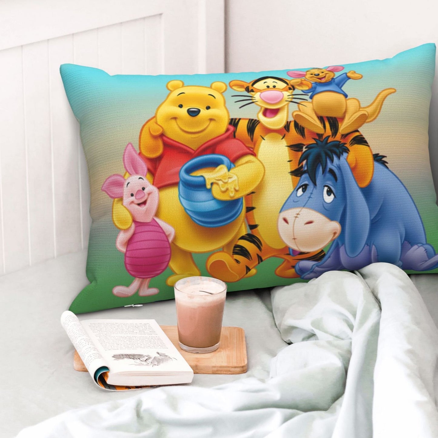 Cute Cartoon Character Plush Pillow for Kids - Soft & Cozy Bedding (40 x 25 Cm, 1 Pc) - Happy Price - Image 4