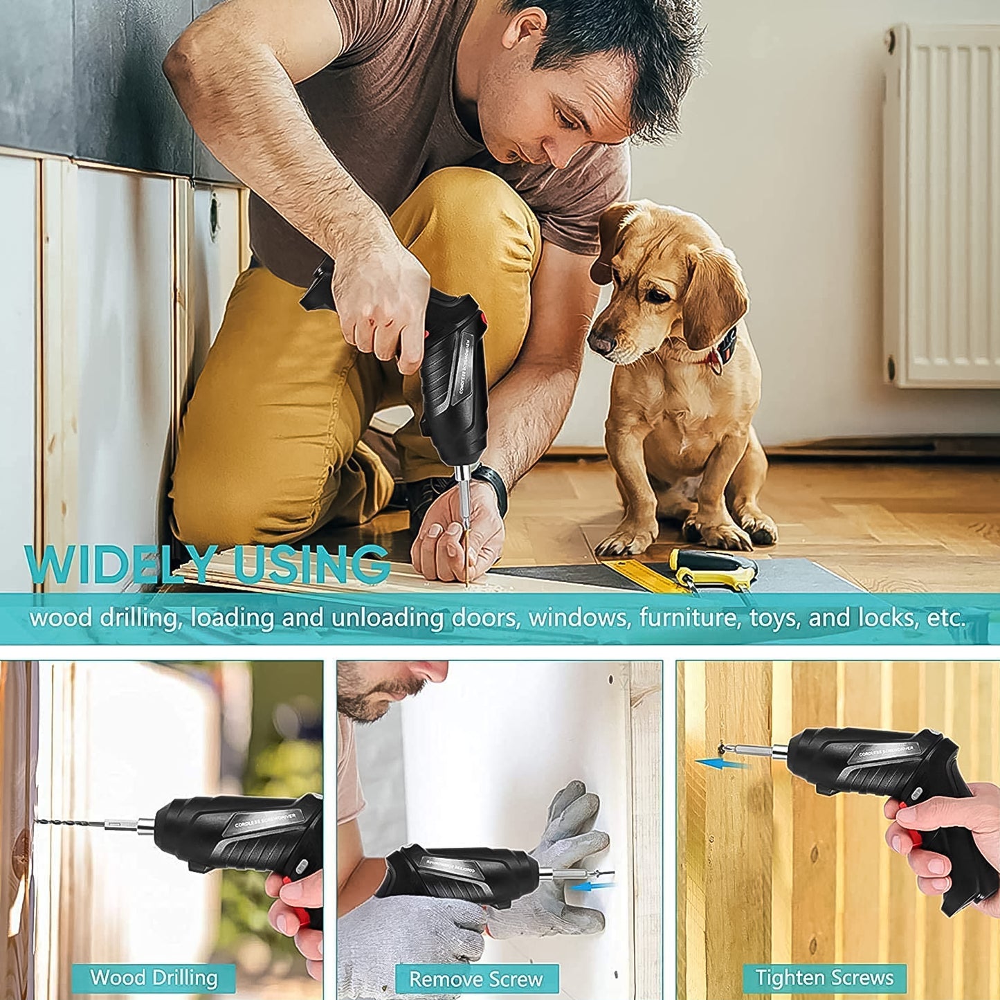 Small Screwdriver With Led Light Screwdrivers Bit Set (48 Pcs Set) - Happy Price - Image 7