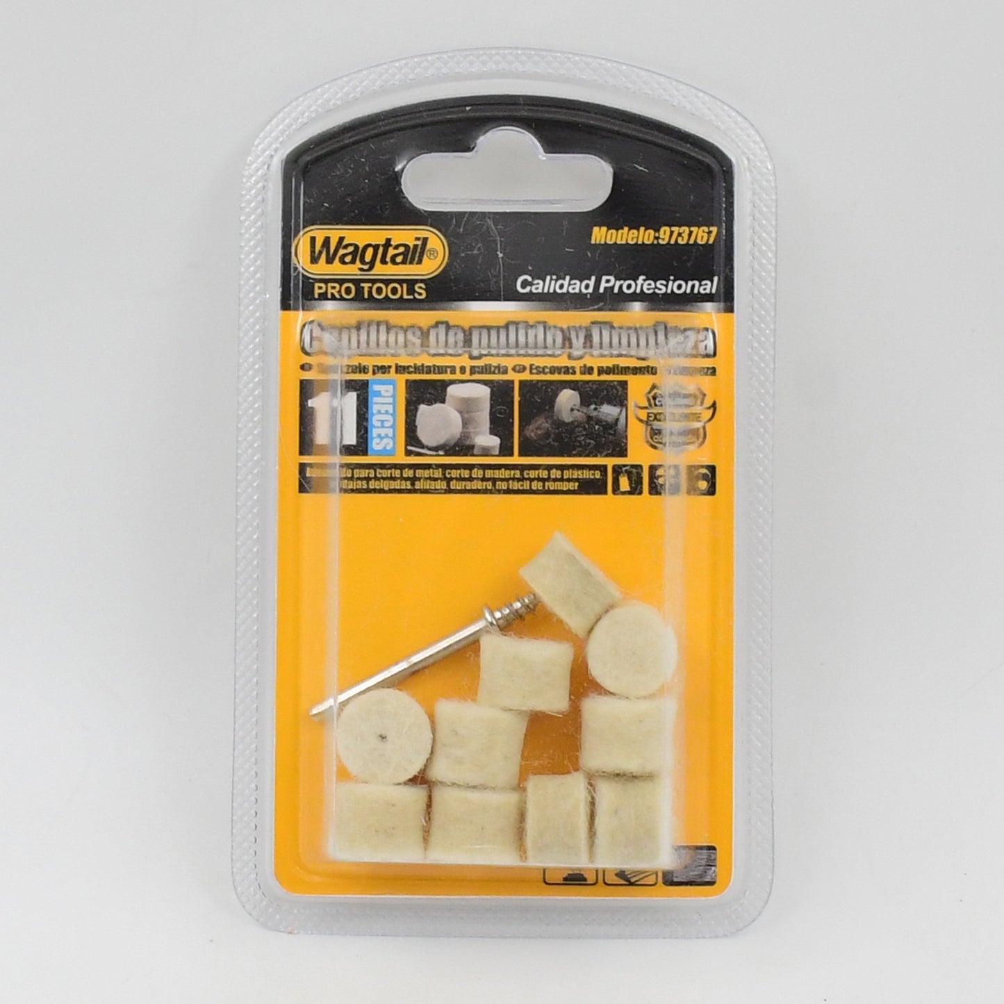 Rotary Tool Accessory Wool Felt Polishing Pad Felt (11 Pcs Set) - Happy Price - Image 5