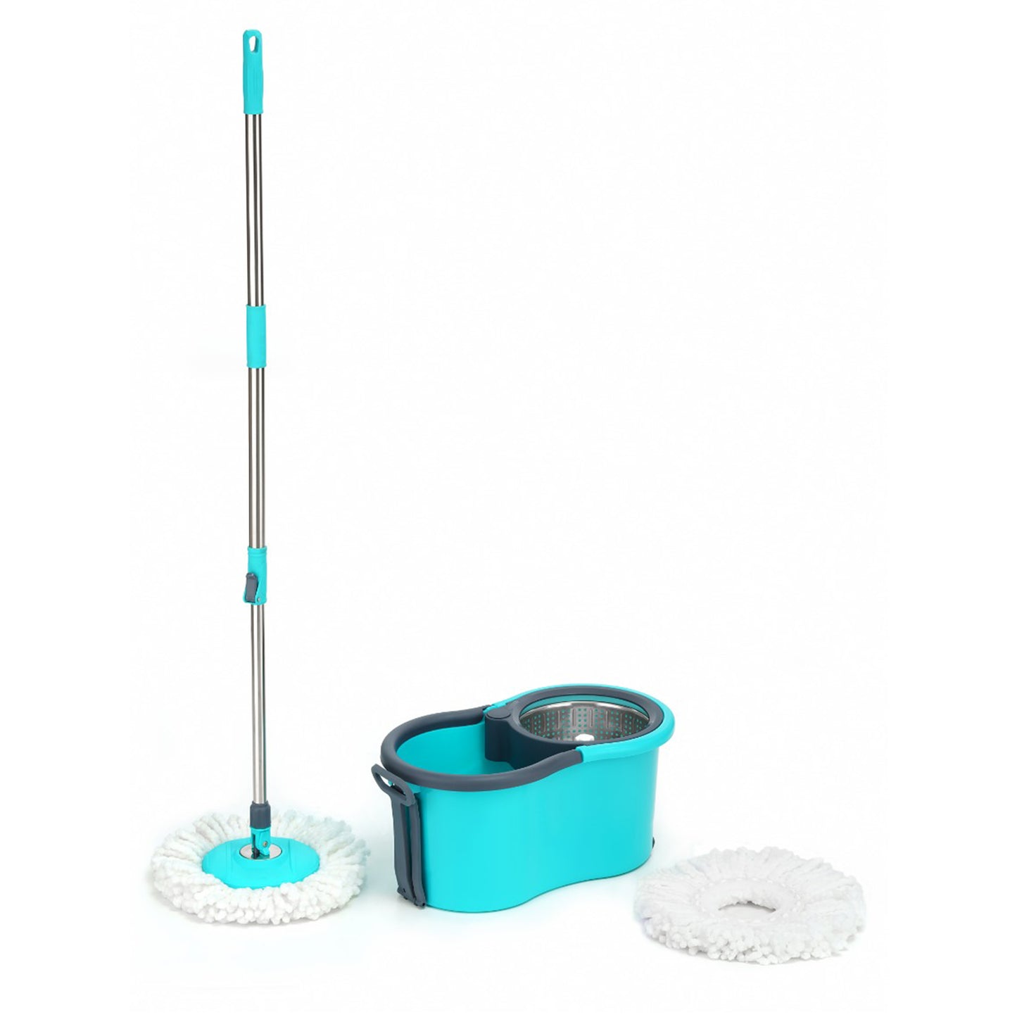 Quick Spin Mop With Steel Spin Bucket Floor Cleaning Easy Wheels Big Bucket Floor Cleaning Mop With Bucket - Happy Price - Image 7
