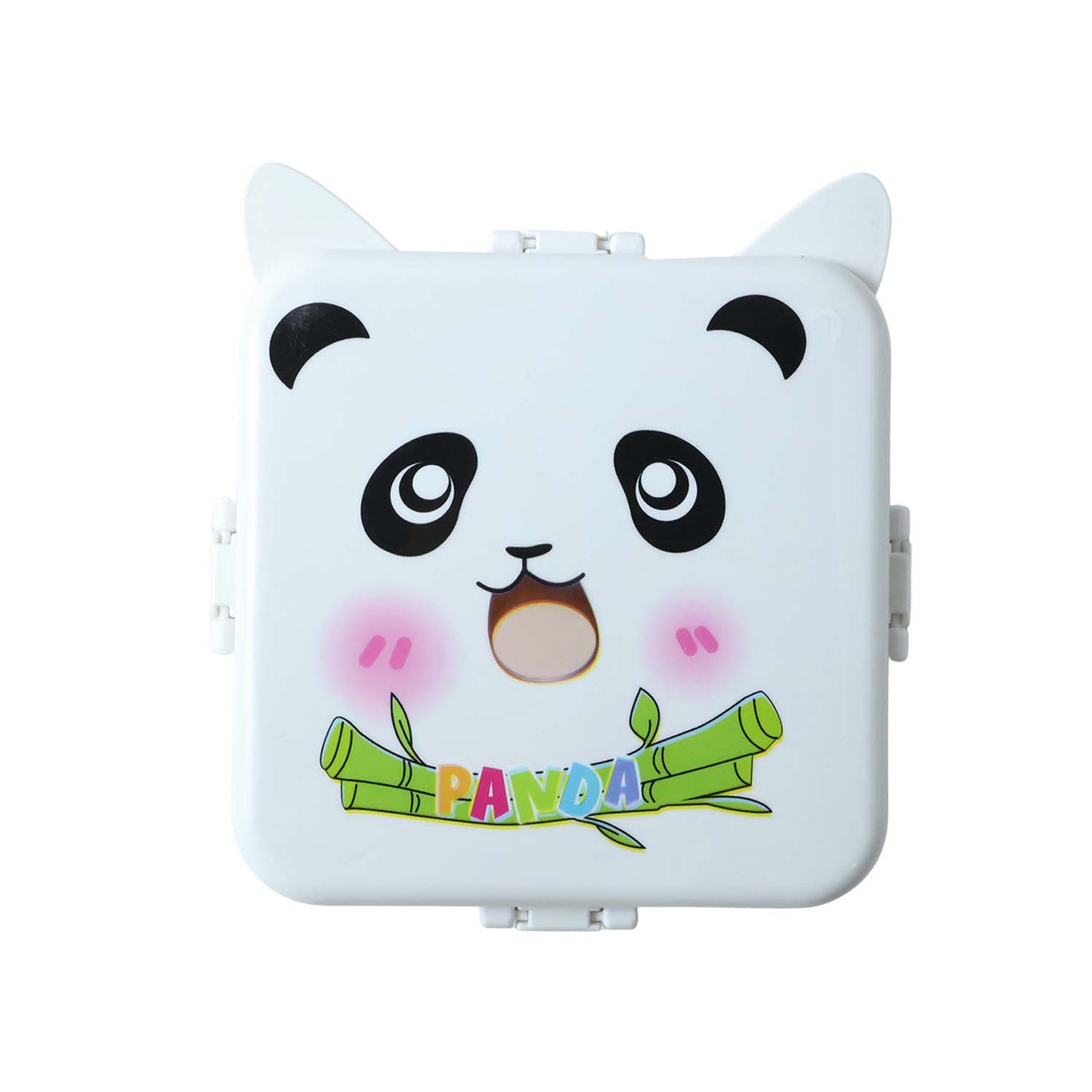 Cute Panda Kids Lunch Box with Compartments & Cutlery Set - 1 Set - Great Price - Image 4