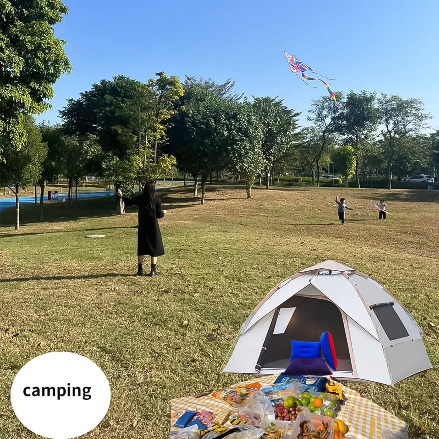 Comfortable Inflating Travel Pillow (3421 Cm 1 Pc Mix Color) - Happy Price - Image 3