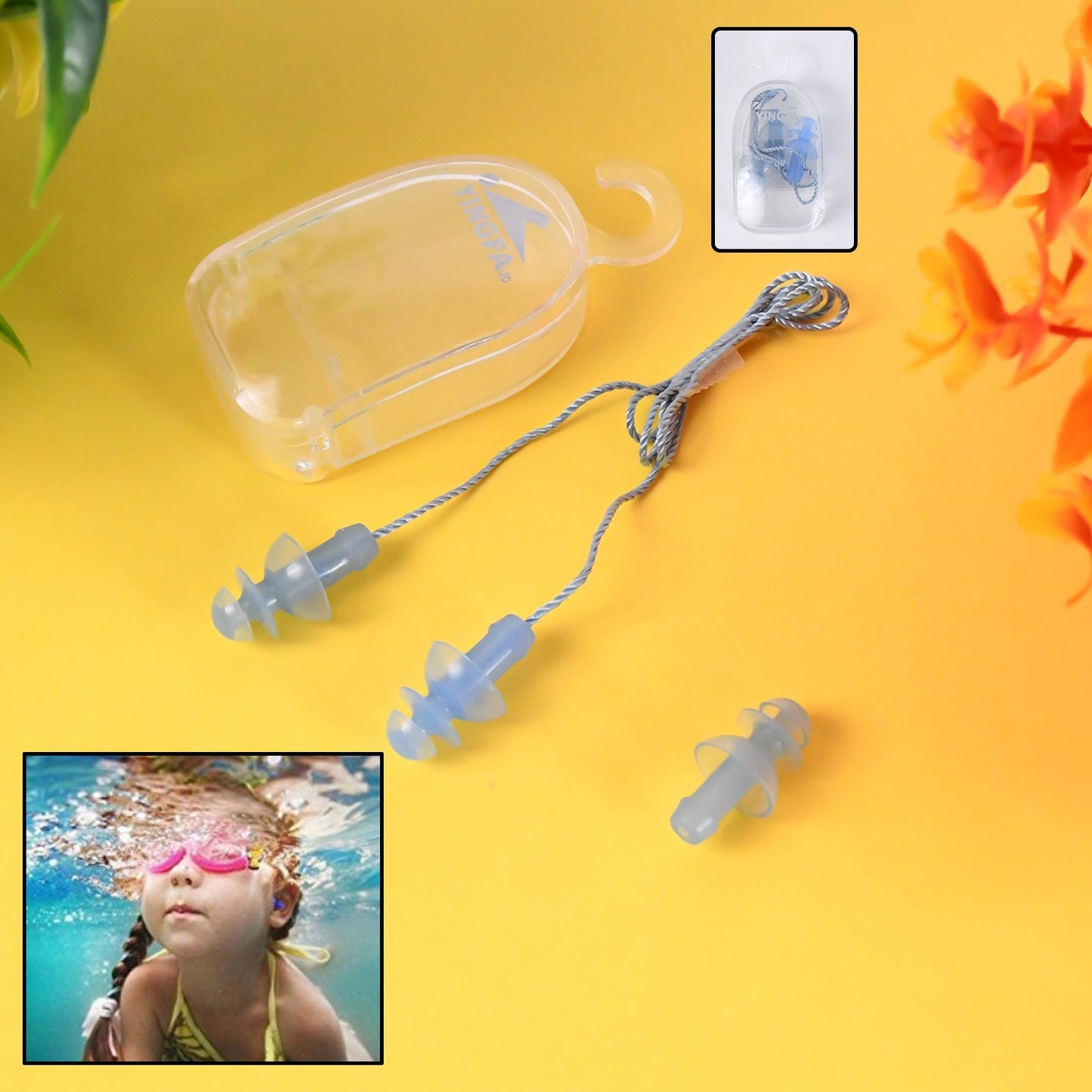 Soft Silicone Ear Plugs Hearing Protection (2 Pc Set) - Happy Price - Image 2