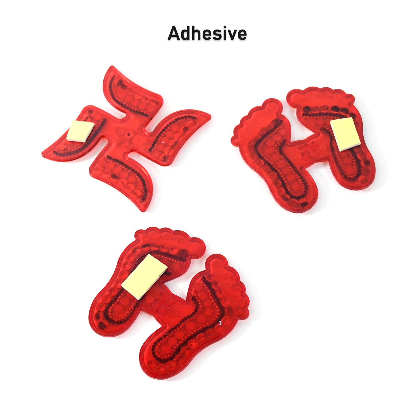 Decorative Laxmi Charan (Pagla) Swastik Combo Set (3pc Set) - Happy Price - Image 6