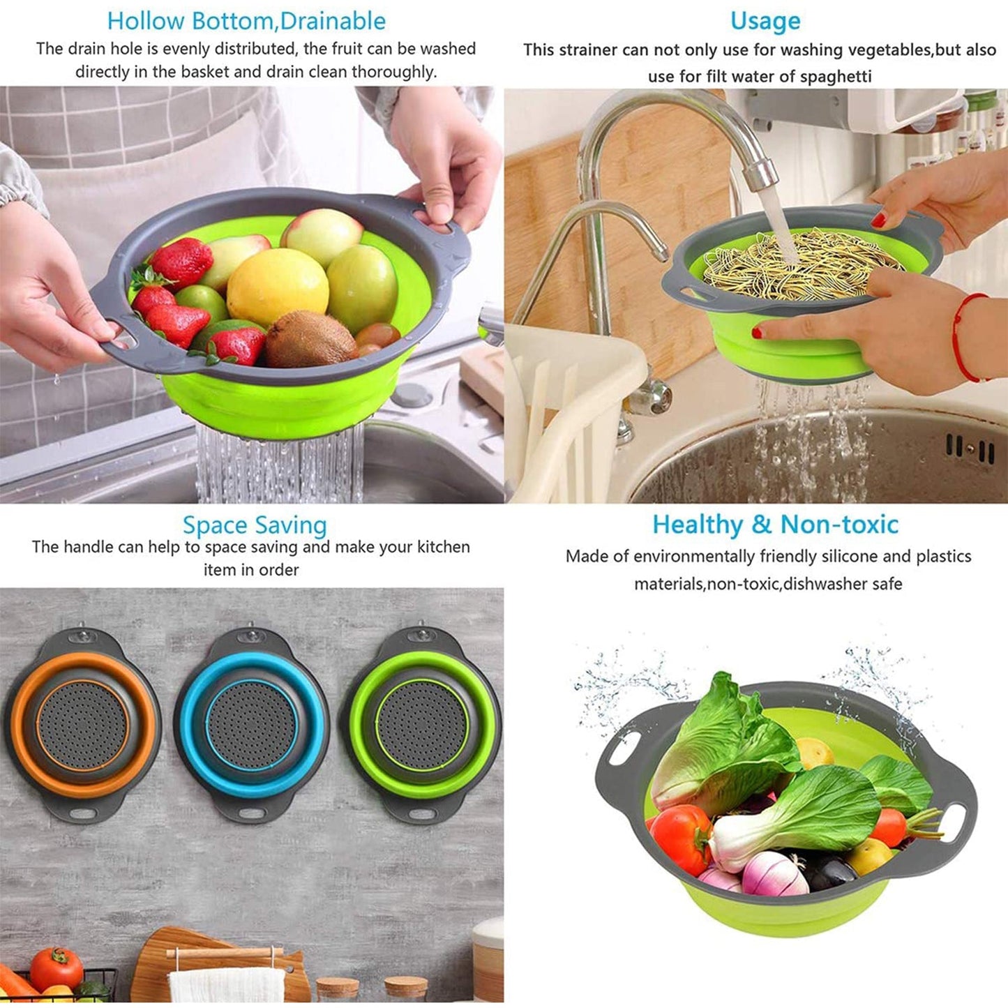 Round Sili Strain Used In All Kinds Of Household And Official Kitchen Purposes As A Foldable Utensil. - Happy Price - Image 7