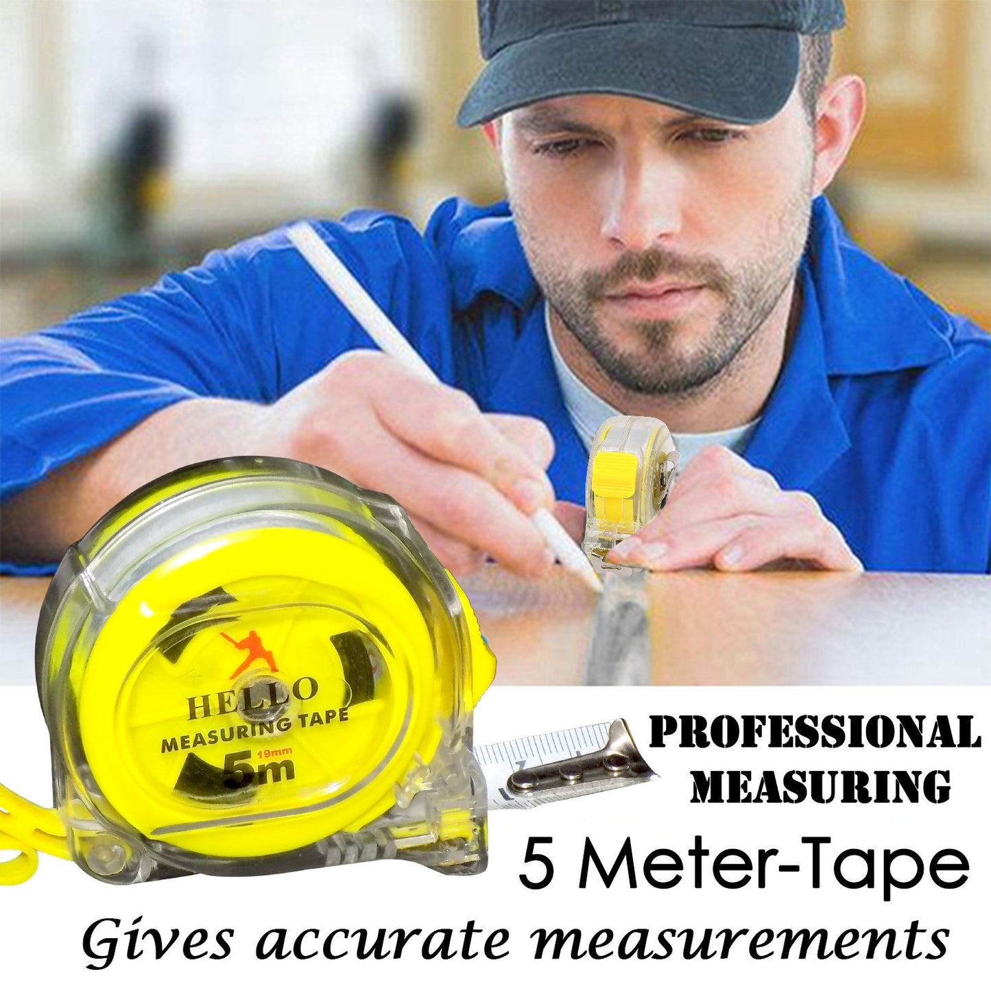 Professional Measuring Tape- 5 Meter - Happy Price - Image 2
