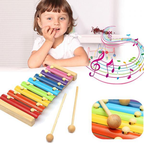 Wooden Xylophone Musical Toy for Kids - Multicolor - Happy Price - Image 2