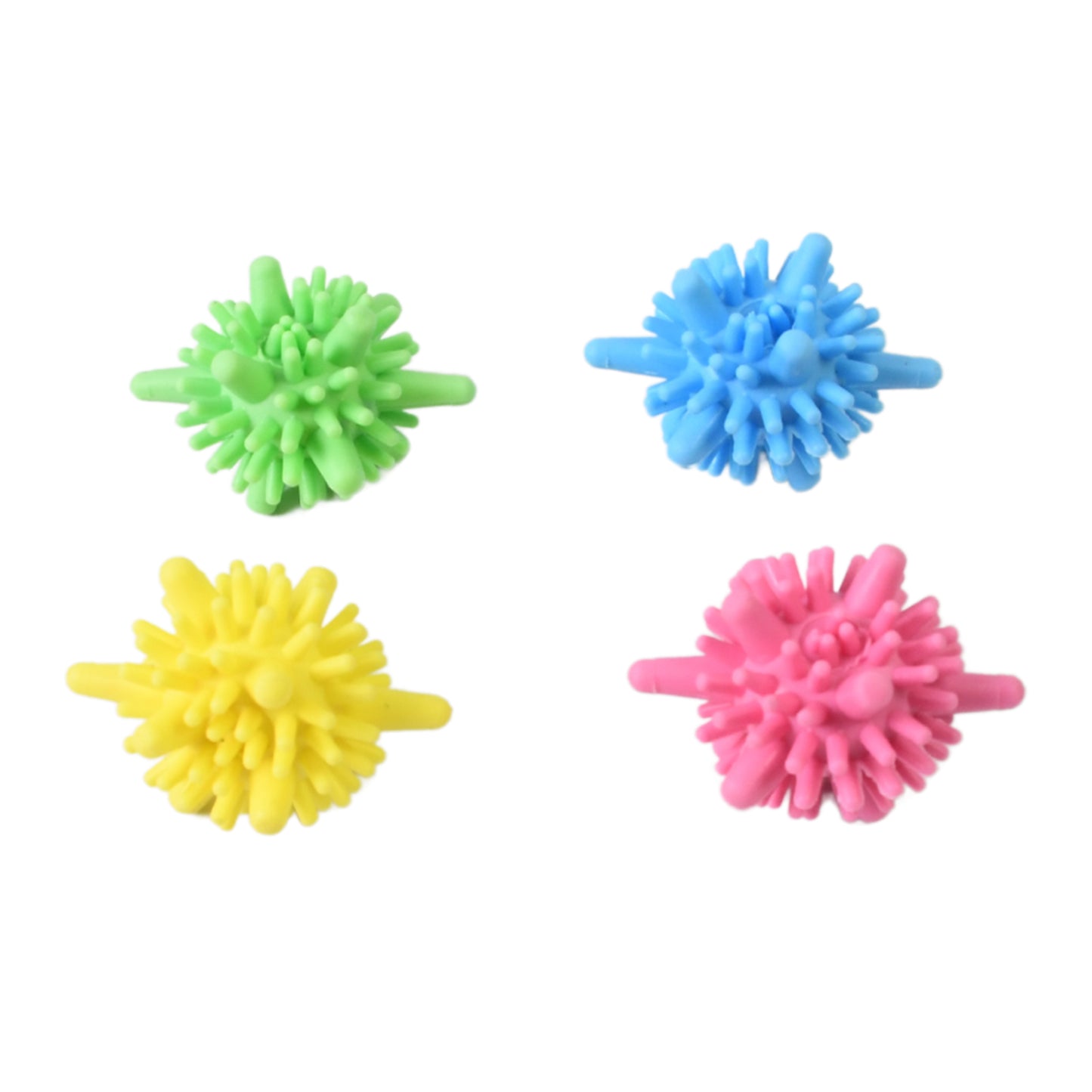 Soft Star Washing Machine Laundry Dryer Balls Laundry Ball (4 Pcs Multi Color) - Happy Price - Image 5