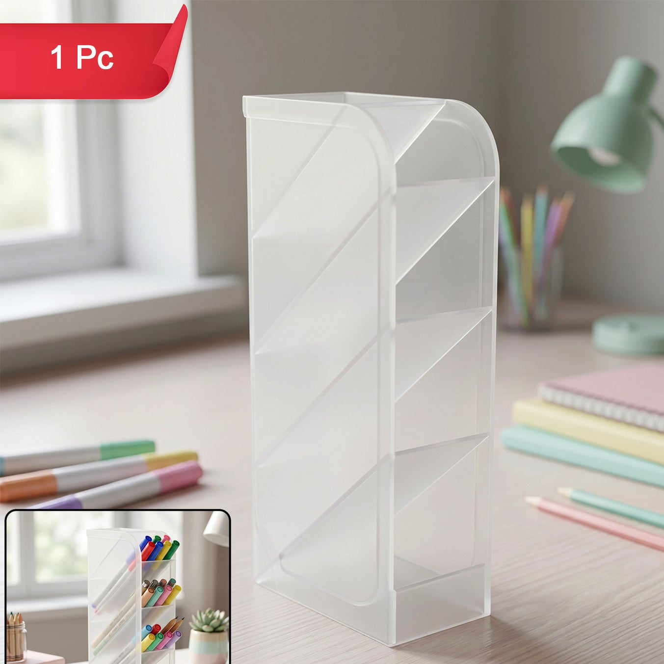 Plastic Multi-storage Holder 1 Pc Perfect For Storing Pens Markers