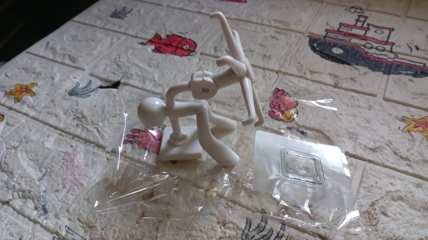 360 Degree Rotating Figure 6 Claw Kitchen Utensils Holder Hook Organizerkitchen Rack Non-punching And Trace Sticky Hook For Bathroom Door Wall White (1 Pc ) - Happy Price - Image 7