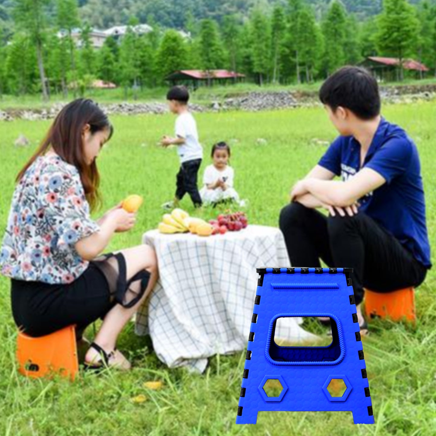 Plastic Pick And Move Strong Step Stool Table 18 Inch - Happy Price - Image 3