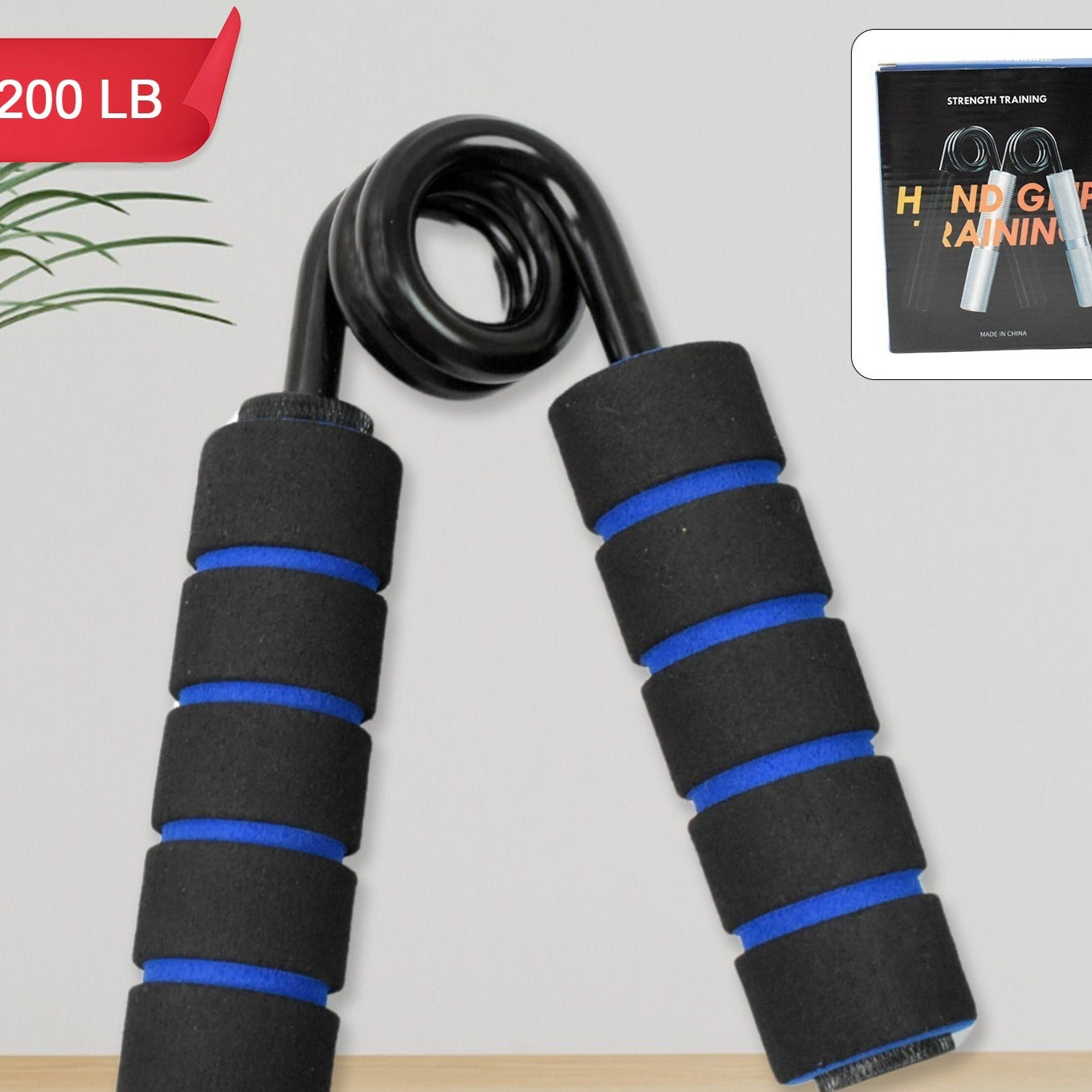 Hand Exerciser Hand Gripper Finger Strengthener (1 Pc 200lb) - Happy Price - Image 1