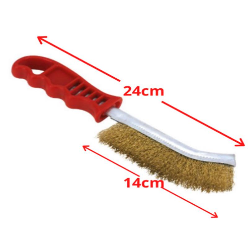 Stainless Steel Wire Hand Brush Metal Cleaner Rust Paint Removing Tool - Happy Price - Image 5