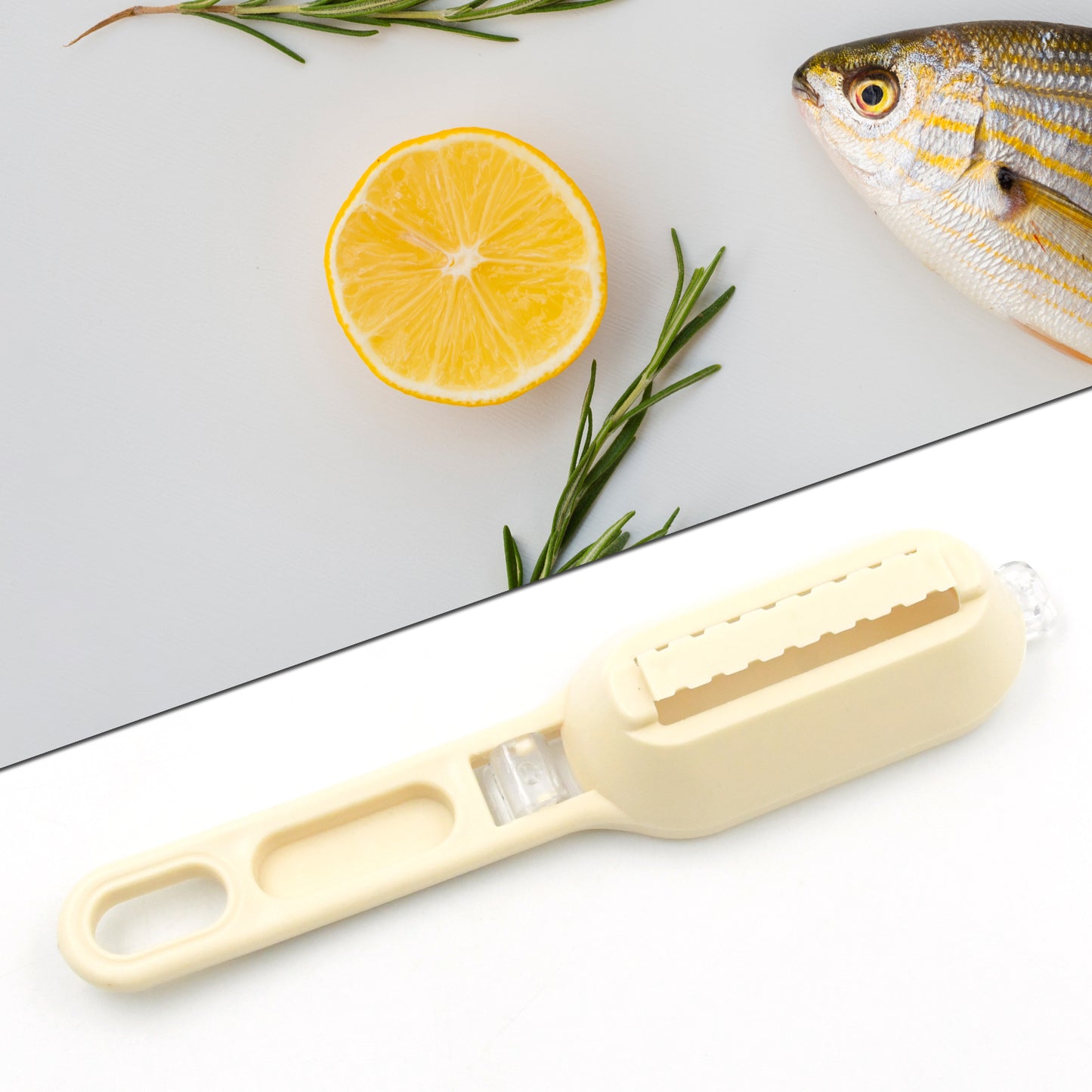 Plastic Fish Scales Graters Scraper Fish Skin Brush Fish Cleaning Tool Scraping Scales Device With Cover Home Kitchen Cooking Tools 1 Pieces - Happy Price - Image 6