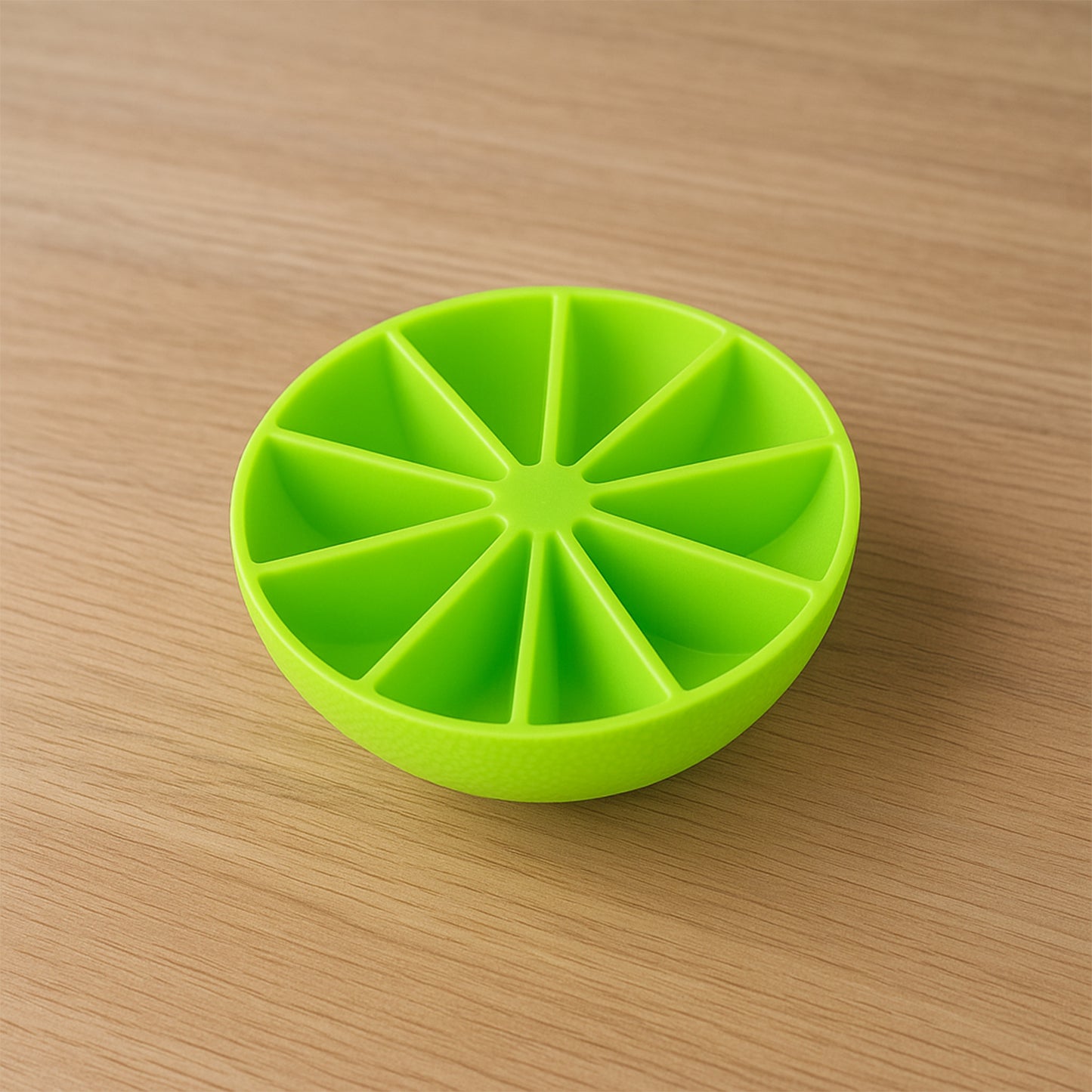 Lemon Shape Flexible Silicone Ice Cube Tray 8-slot Round Ice Mold (1 Pc) - Happy Price - Image 4