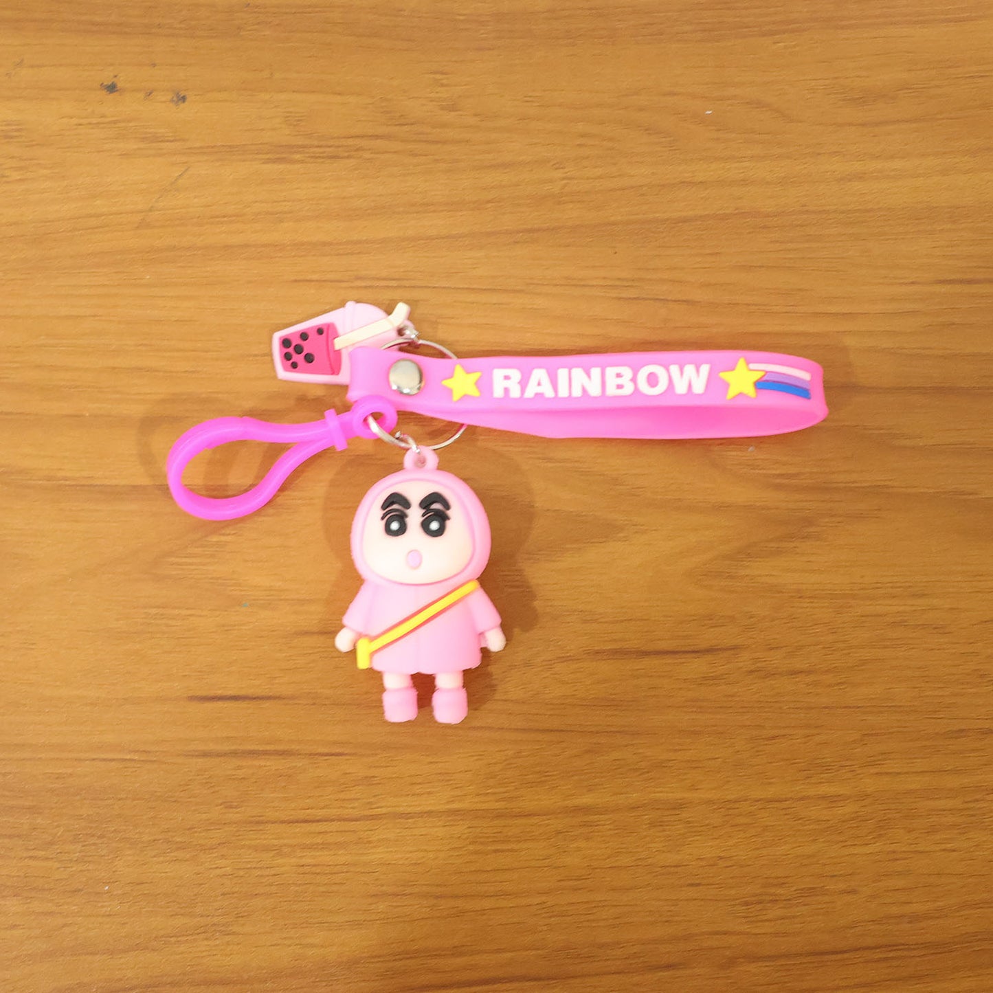 Cute Cartoon Character Rainbow Strap Keychain (1 Pc) - Happy Price - Image 7