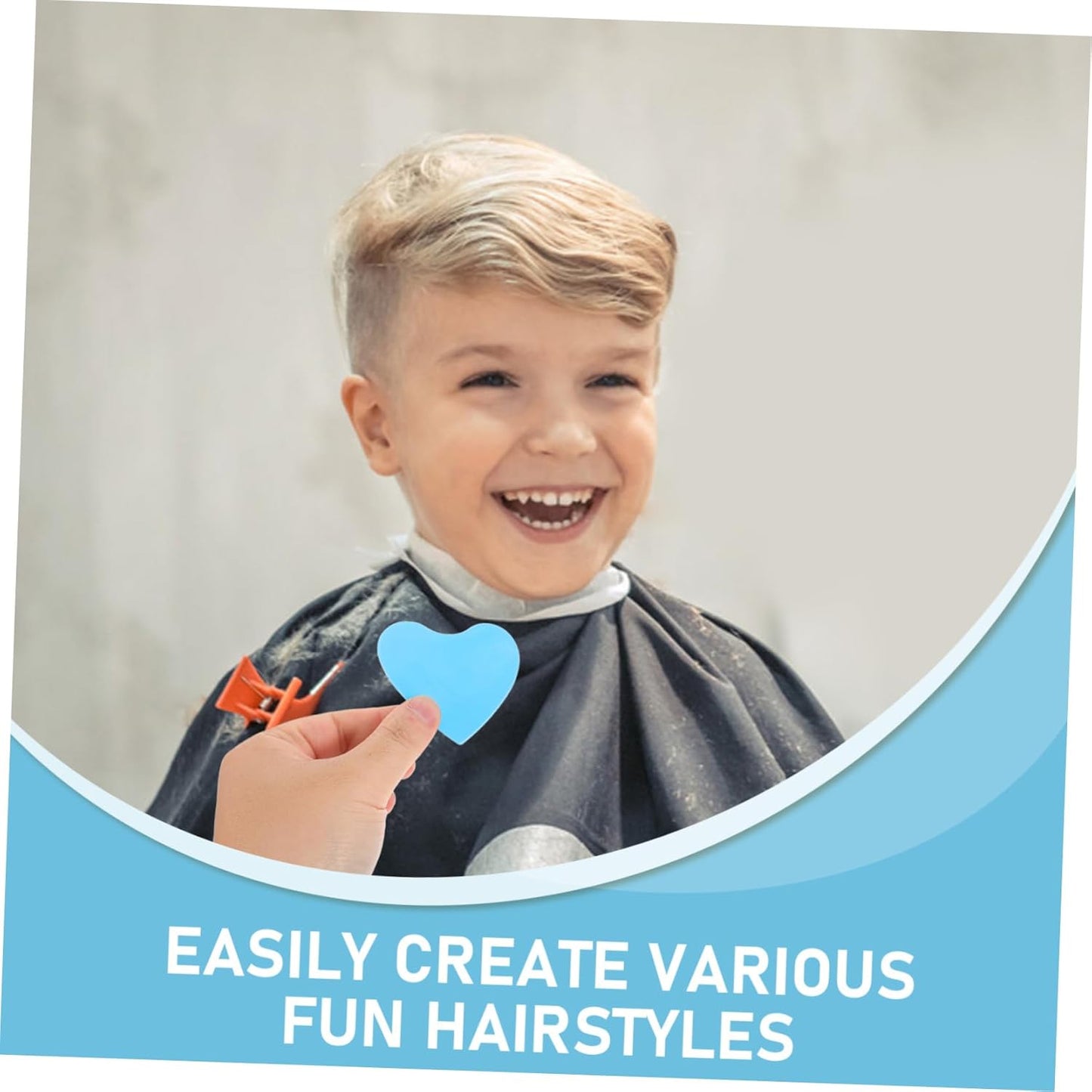 6-in-1 Hair Design Stencils for Trimmers - Safe Grooming Templates - Happy Price - Image 3