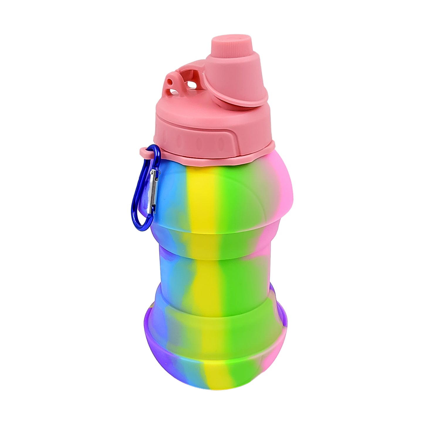 Flexible Collapsible Silicone Sports Water Bottle (260 Ml 20 Cm Folding) - Happy Price - Image 6