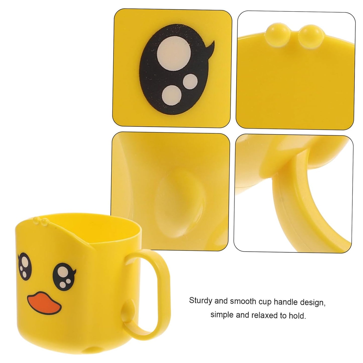 Multipurpose Cartoon Plastic Cup Toothbrush Cups (1 Pc) - Happy Price - Image 4