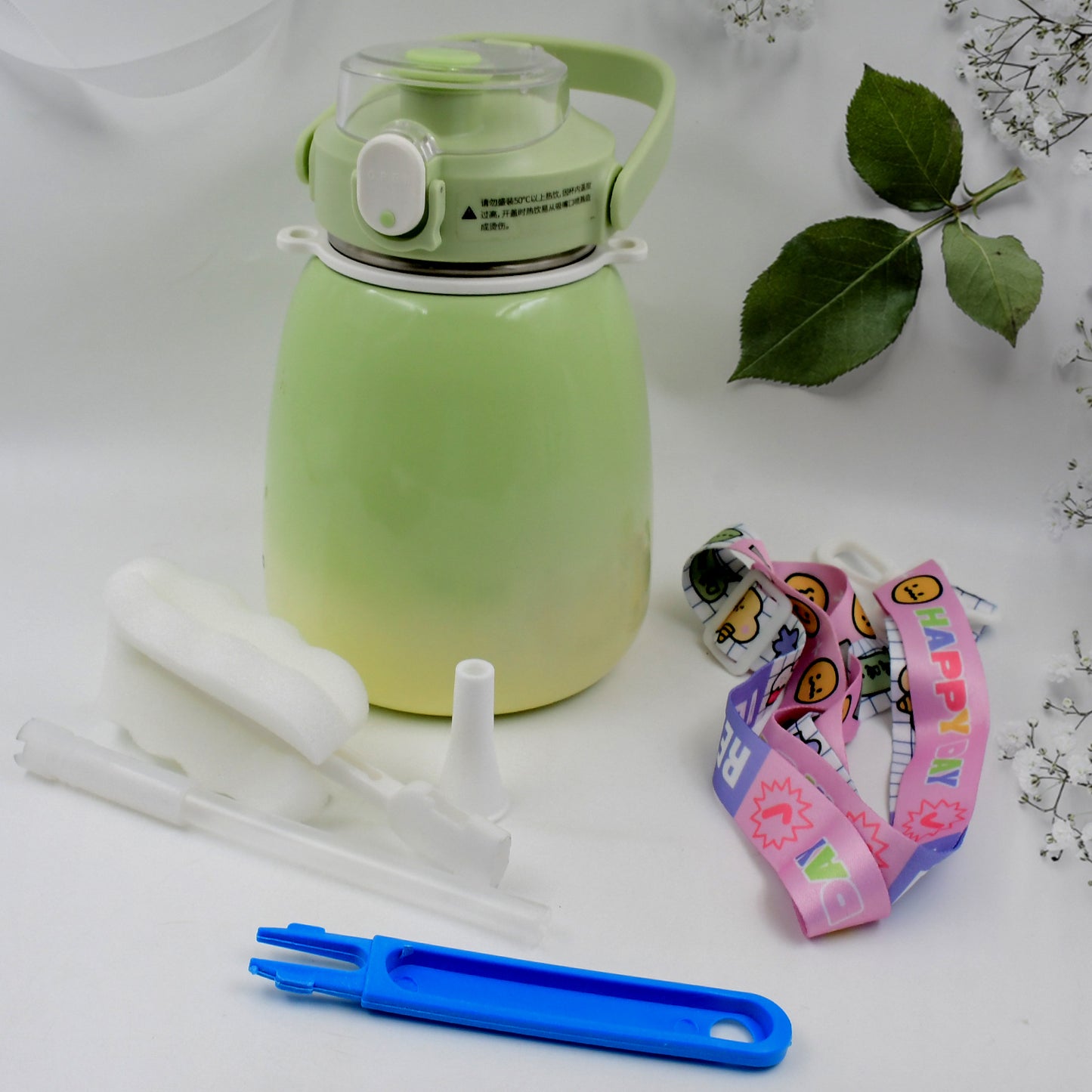 Stainless Steel Mug Bottle Vacuum Insulated Cup With Handle (1200 Ml) - Happy Price - Image 5