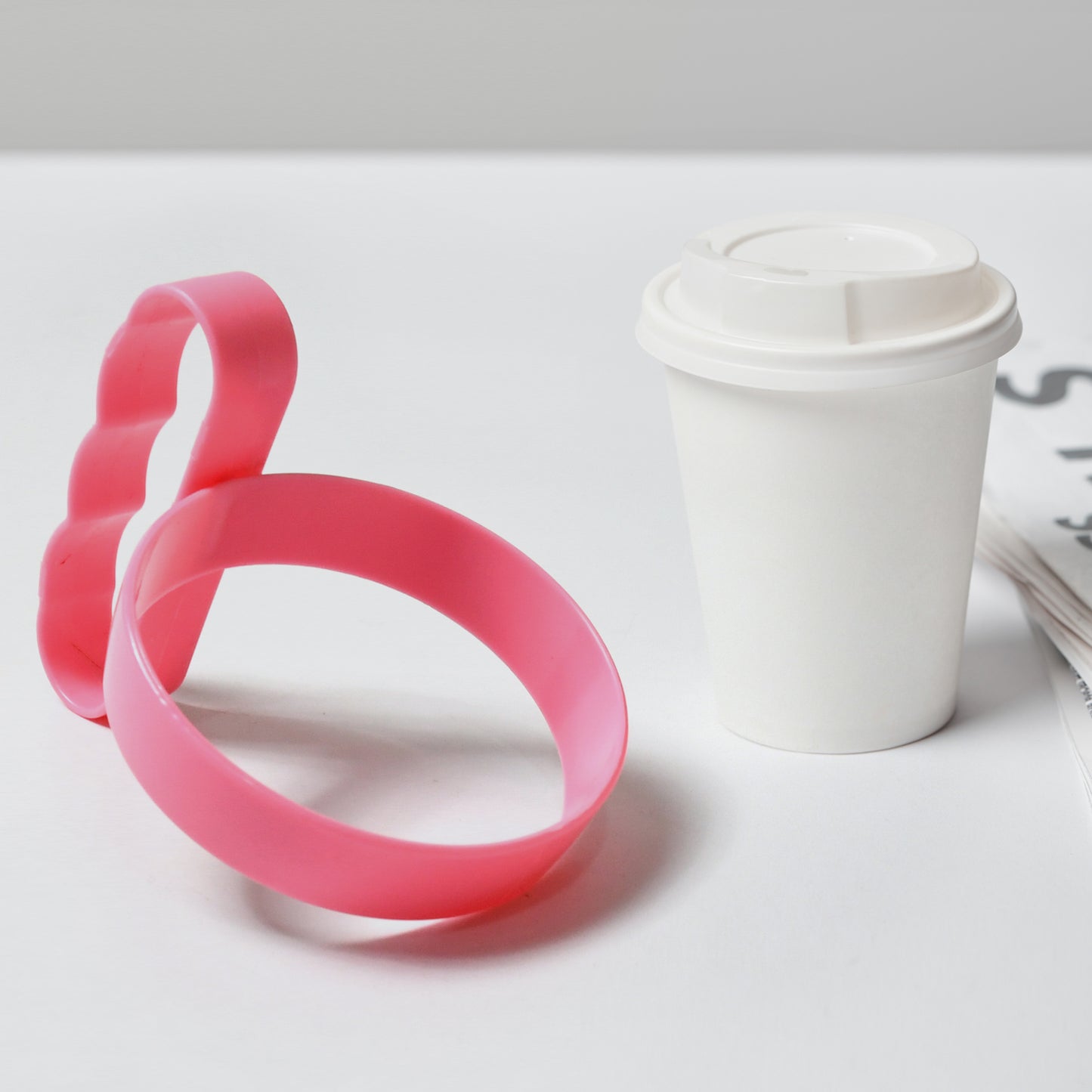Plastic Cup Tumbler Handle Anti Slip Travel Mug Grip Cupholder Cup Tumbler Accessories Lightweight Tumbler Holder Cup Handle (1 Pc) - Happy Price - Image 3