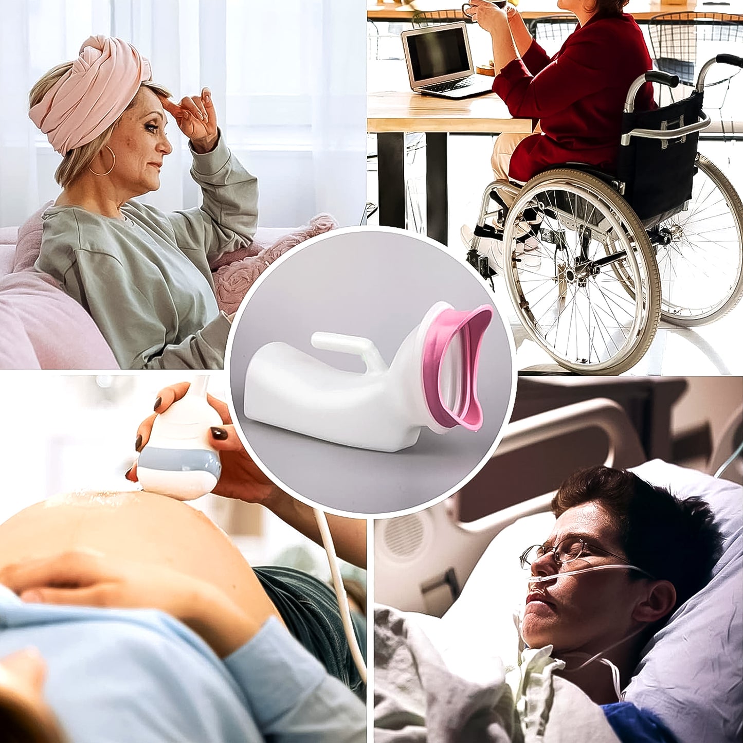 Female Potty Urinal Urine Collection Can Bedpans (1 Pc 1000 Ml) - Happy Price - Image 4