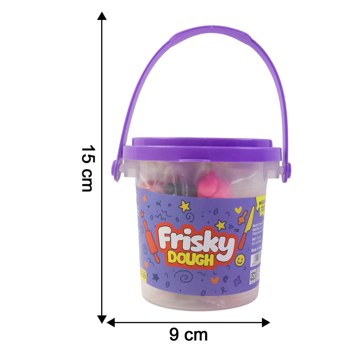 Frisky Modelling Dough Set with 12 Colours and Shape Cutters - Happy Price - Image 6
