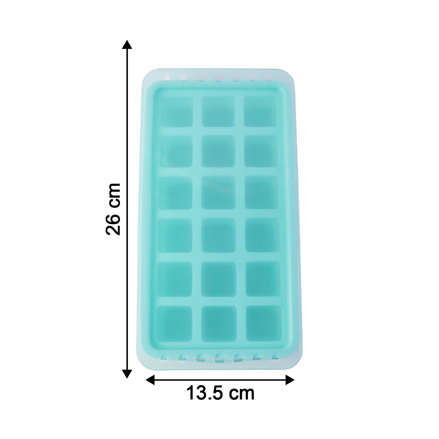 18 Grid Easy Release Ice Tray with Lid - Silicone Ice Cube Maker (1 Pc) - Great Price - Image 5