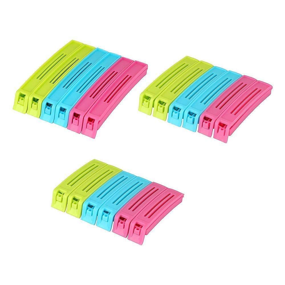105 Plastic Snack Bag Clip Sealer Set (18 Pcs Multicolour) - Happy Price - Image 1