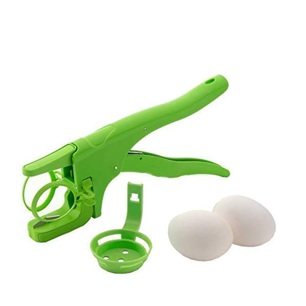 Plastic Handheld Egg Cracker With Separator - Happy Price - Image 3