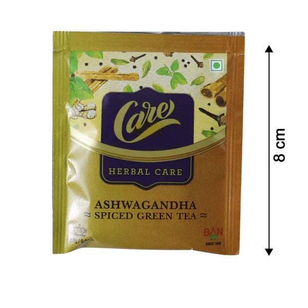 Ashwagandha Spiced Green Tea 62.5gm - 25 Sachets for Daily Wellness - Great Price - Image 1